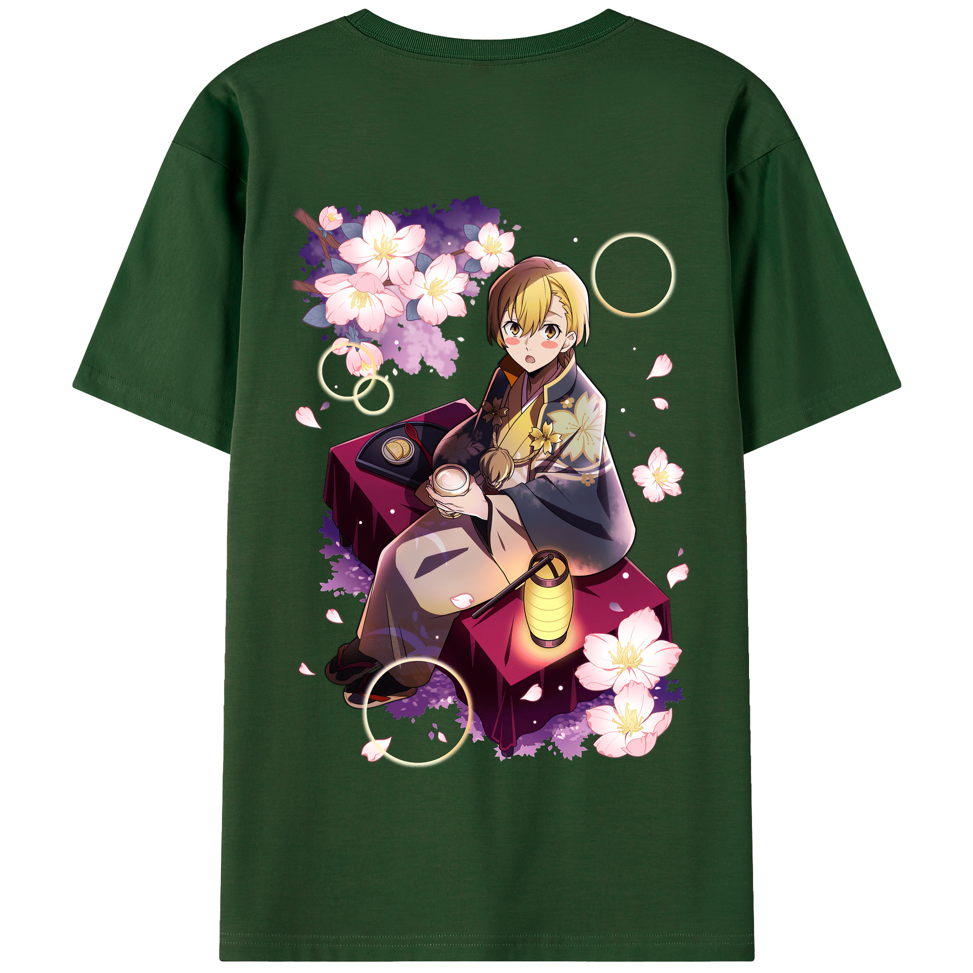 （画像用） 文豪ストレイドッグス Bungo Stray Dogs 綿100％半袖Tシャツ（背面プリント）